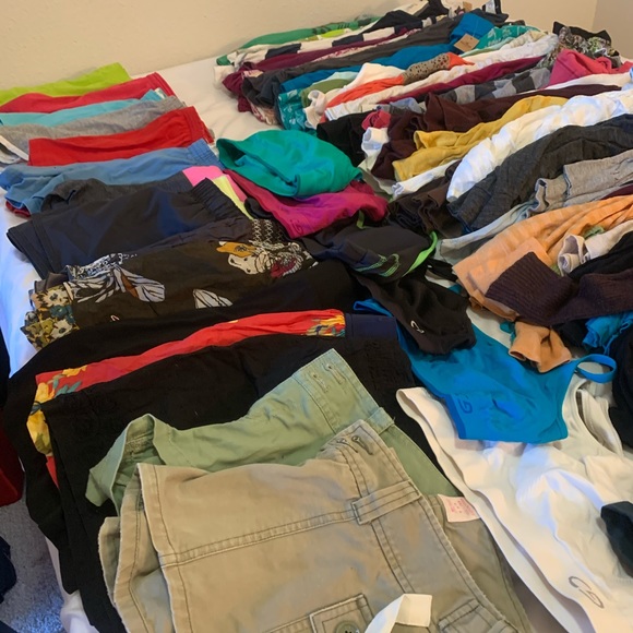 100 PIECE HUGE LOT! Free People Buckle Abercrombie - Picture 2 of 8